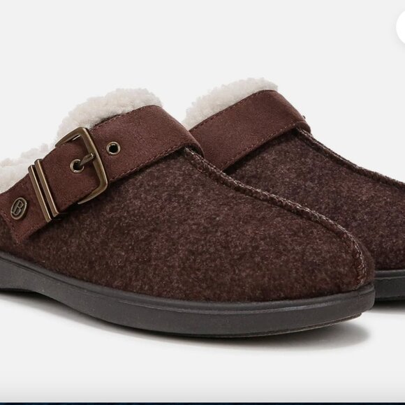 BZees Women's ETERNITY Mule 8.5 Wide DARK BROWN nwob - Picture 1 of 6